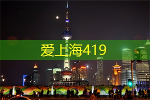 大气磅礴的上海新天地夜市